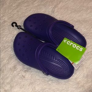 Never worn purple crocs!